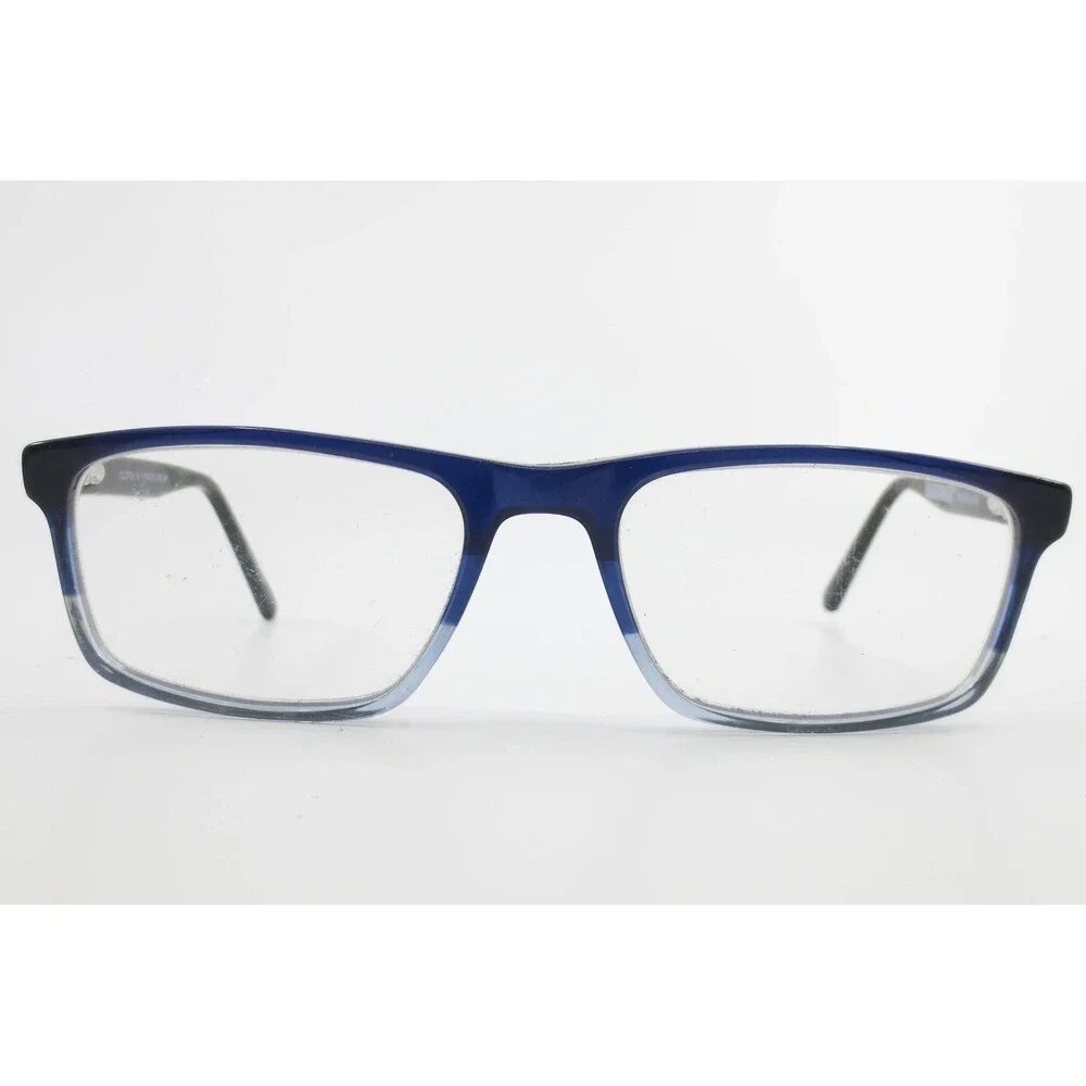 Transformers Hasbro Clutch NAV Eyeglasses Blue Fade Rectangular Frames 49-16-130